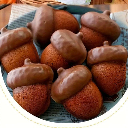 6-Link Acorn Baking Pan Non-Stick Cake Mould Oven Baking Tools for Pastry Making