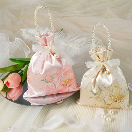 10pcs Sugar Bags Tote Candy Gift Bags for Party Favors Sweet Treats Packaging