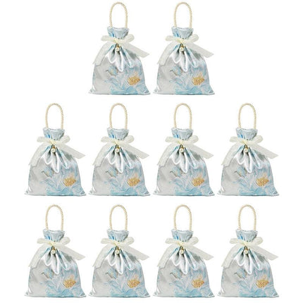 10pcs Sugar Bags Tote Candy Gift Bags for Party Favors Sweet Treats Packaging