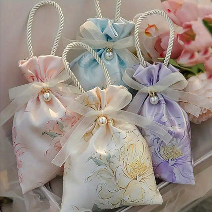 10pcs Sugar Bags Tote Candy Gift Bags for Party Favors Sweet Treats Packaging