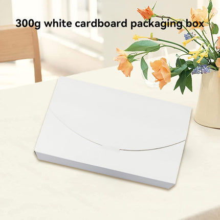 30PCS Envelope Style Folding Box White Cardboard for Mail Wedding Party Favors