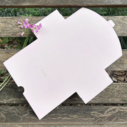 30PCS Envelope Style Folding Box White Cardboard for Mail Wedding Party Favors