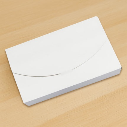 30PCS Envelope Style Folding Box White Cardboard for Mail Wedding Party Favors