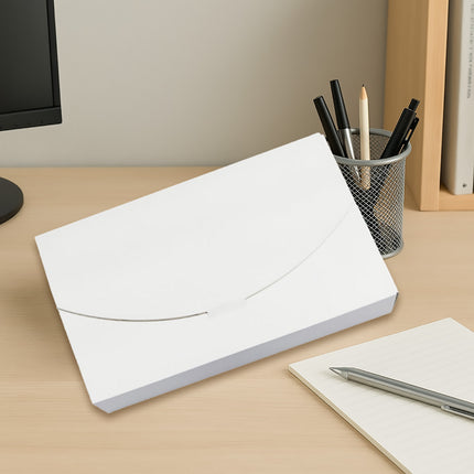 30PCS Envelope Style Folding Box White Cardboard for Mail Wedding Party Favors