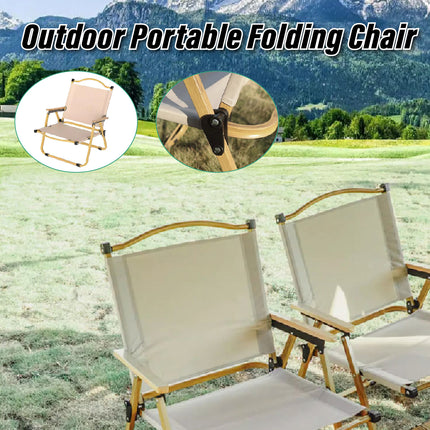 Outdoor Folding Chair Portable Camping Seat Lightweight Beach Chair for Travel
