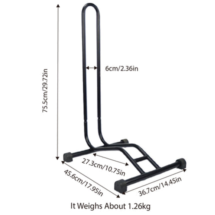 Adjustable Bicycle Parking Stand Plug-in Bike Rack for Mountain Road Bikes