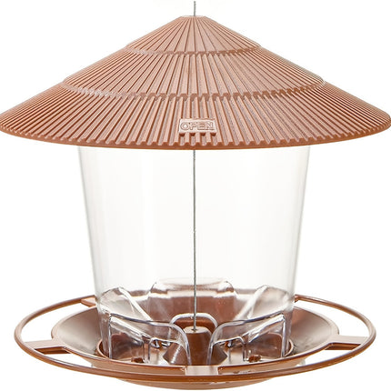 Outdoor Hanging Bird Feeder Gazebo Style Large Capacity Squirrel Proof Feeder