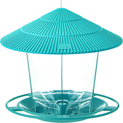 Outdoor Hanging Bird Feeder Gazebo Style Large Capacity Squirrel Proof Feeder