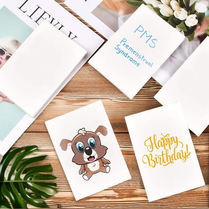 100/400 Sheets A6 Paper 300gsm Thick Cardstock for Handmade Craft 150x100mm