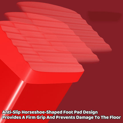 Folding Ladder 5 Step Carbon Steel Durable Ladder for Home Kitchen Garage Use