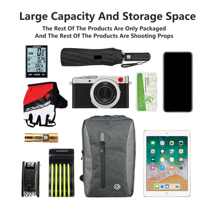 Large Capacity Velcro Design Cycling Bike Front Bag Waterproof Easy To Use