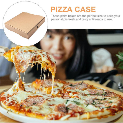 50pcs 12 Inch Pizza Boxes Disposable Cardboard Takeaway Packaging Storage Boxes