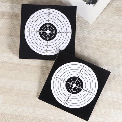 200PCS 14x14cm Bulk Paper Target Reactive Paper Targets for Shooting Practice
