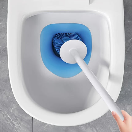 Silicone Toilet Brush Bathroom Cleaning Tool Household Toilet Brush Holder Set