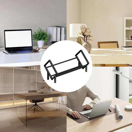 Simple Desktop Stainless Steel Bookcase Storage Organizer Shelf for Office