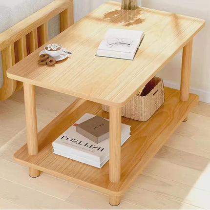 Coffee Table Bedside Nightstand Mini Side Table Home Storage Shelf Furniture