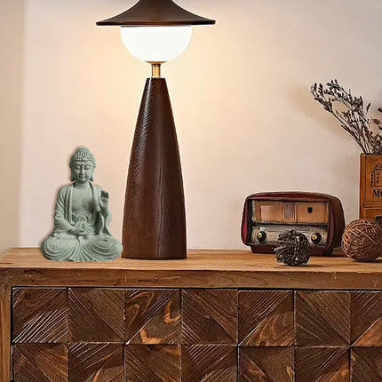 Buddha Statue Ornament in Green Sandstone Zen Craft for Home