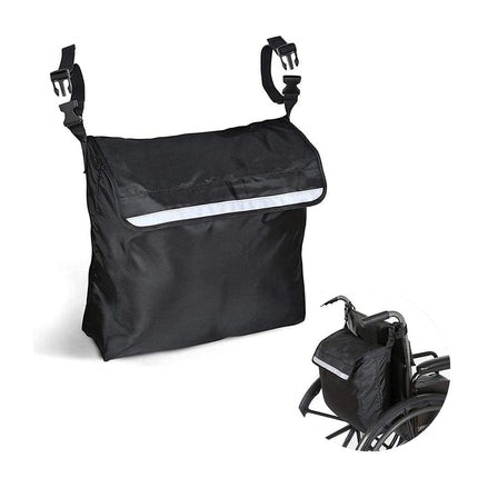 Wheelchair Back Bag Waterproof Wheel Chair Storage Pouch for Most Wheelchairs