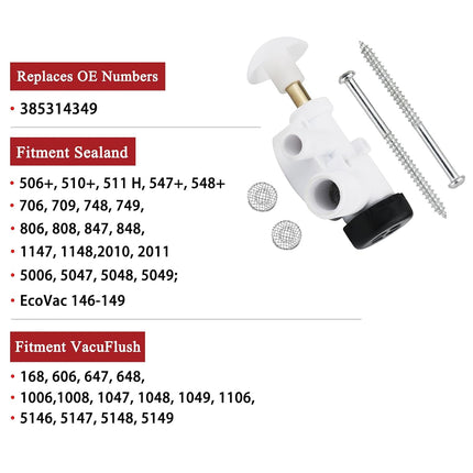 RV Water Valve Kit Camper Plumbing Valve Set Trailer Water Line Replacement Part