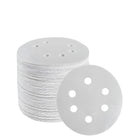 100x 123mm 6/8-Hole Sanding Discs Hook Loop Orbital Sander Pads 80 120 240 Grit
