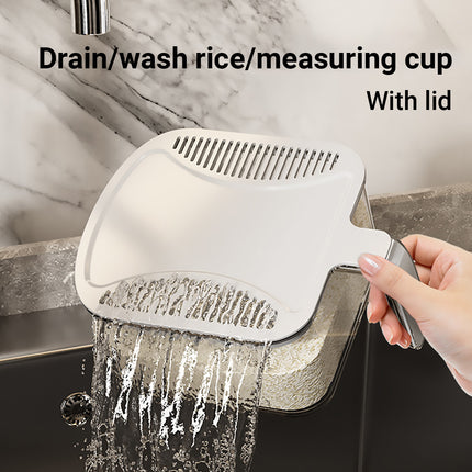 Rice Cereal Dispenser 10KG Grain Container Auto Food Storage Box Measuring Cup