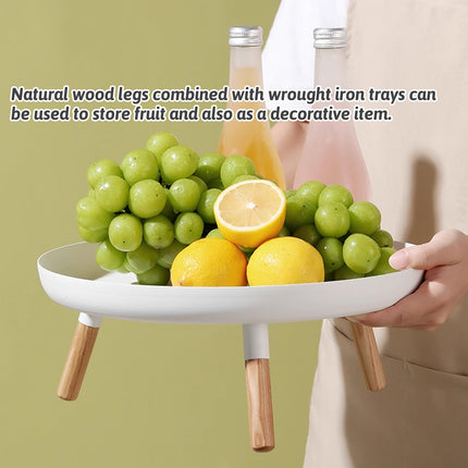 Wrought Iron Storage Rack for Kitchen Living Room Desktop Fruit Snack Storage