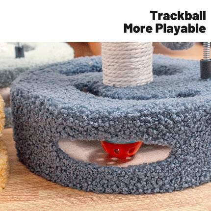 Flower Shape Cat Tree Scratching Post Tower Furniture Climber for Kitten Play