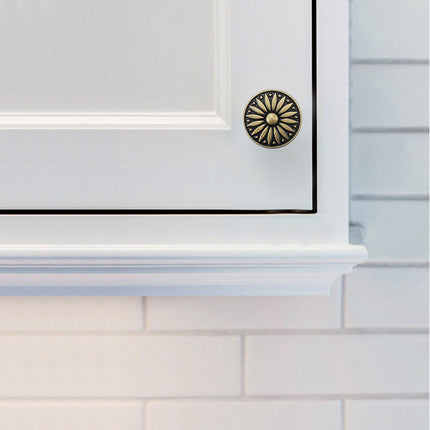 Cabinet Door Handle Round Single Hole Drawer Pull Cabinet Pattern for Furniture