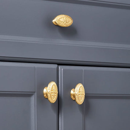 Wardrobe Handle Oval Vintage Style Drawer Pull Antique Furniture Door Handle