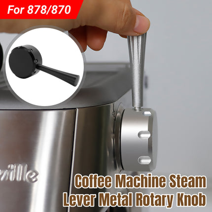 Coffee Machine Steam Lever Metal Rotary Knob Durable Rustproof Replacement Part