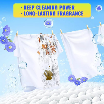 Laundry Tablets Set Portable Cleaning Pods Concentrated for Household Washing