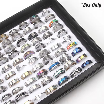 Jewelry Ring Box Earrings Storage Tray Display Organizer for Accessories