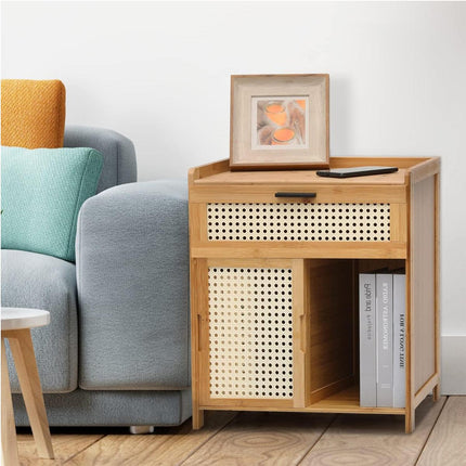 Small Bedroom Nightstand Storage Cabinet Sideboard Cabinet for Home Organization