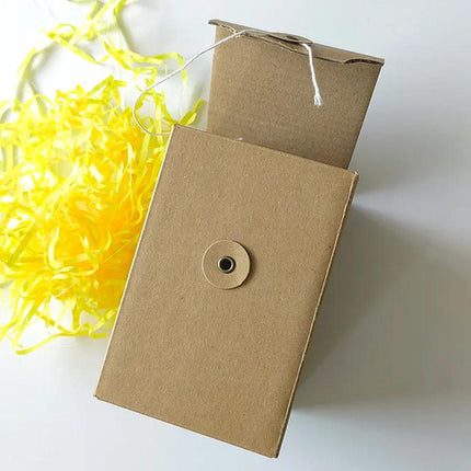 10PCS Kraft Paper Box Corrugated Packaging Box Gift Storage Transport Carton