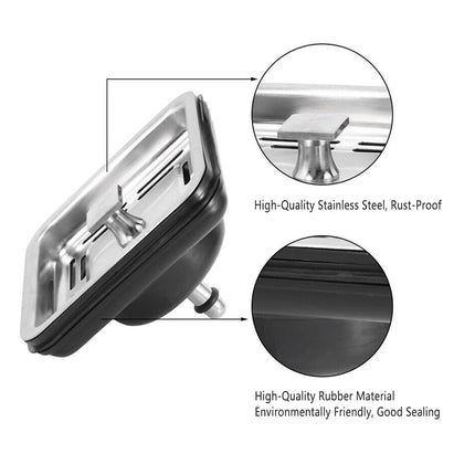 Kitchen Waste Disposer Square Lid Sink Plug Food Disintegration Drain Cover Tool