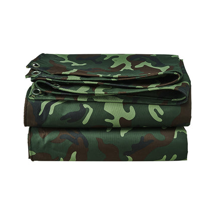 Camouflage Tarpaulin Tarp Cover Outdoor Rainproof Ground Sheet Heavy