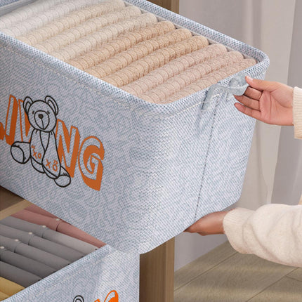 Large Foldable Clothes Storage Bag Wardrobe Organizer Toy Blanket Container