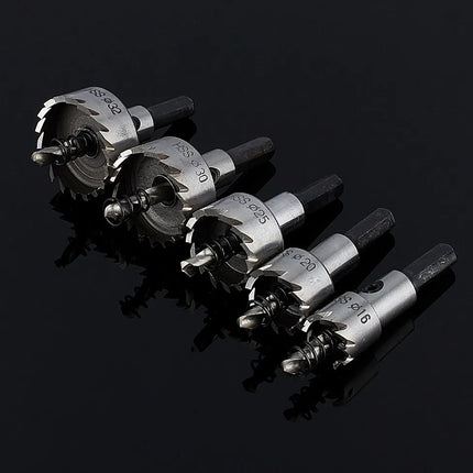 13pcs Hole Saw Set Metal Drill Bits 16-53mm Tungsten Steel Iron Plate Copper Cutter