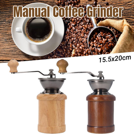 Manual Coffee Grinder Portable Adjustable for Home Travel Freshly Ground Coffee