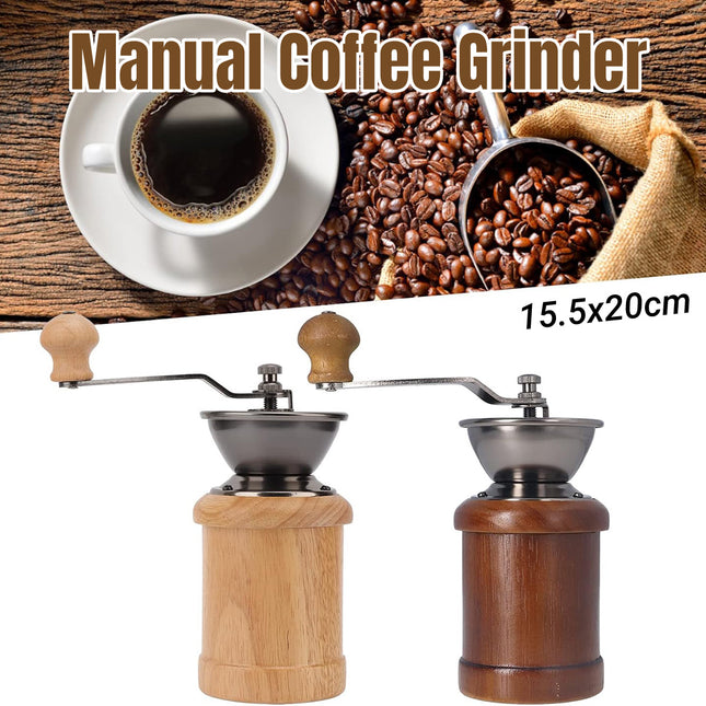 Manual Coffee Grinder Portable Adjustable for Home Travel Freshly Ground Coffee