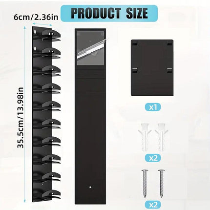Multi Tier Wall Mounted Hat Storage Rack Cap Organizer for Baseball Hats and Cap