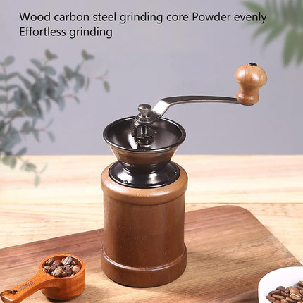 Manual Coffee Grinder Portable Adjustable for Home Travel Freshly Ground Coffee