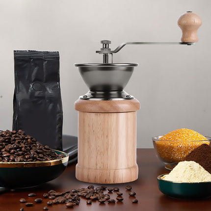 Manual Coffee Grinder Portable Adjustable for Home Travel Freshly Ground Coffee