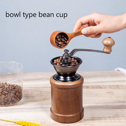 Manual Coffee Grinder Portable Adjustable for Home Travel Freshly Ground Coffee