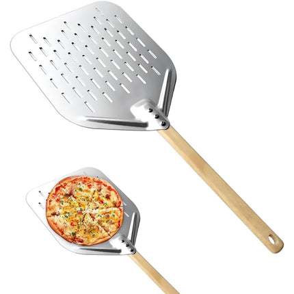 12inch Pizza Shovel with Wood Handle Non-Stick Pizza Peel Shovel Baking Tool