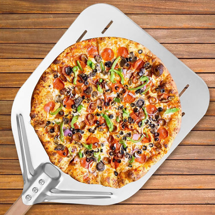 12inch Pizza Shovel with Wood Handle Non-Stick Pizza Peel Shovel Baking Tool