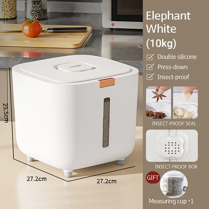 Large Rice Storage Container Pest Proof Moisture Resistant Kitchen Organizer