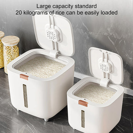 Large Rice Storage Container Pest Proof Moisture Resistant Kitchen Organizer