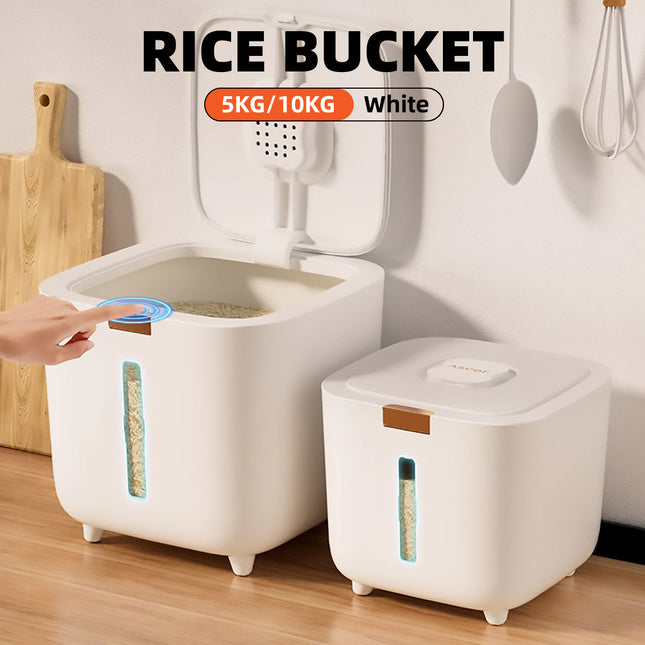 Large Rice Storage Container Pest Proof Moisture Resistant Kitchen Organizer