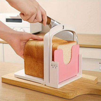 Bread Cutter Toast Slicer Adjustable Bread Loaf Cutting Guide Kitchen Baking